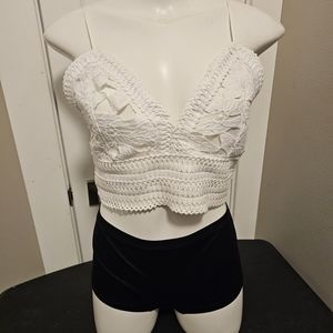 Crochet Crop Bra Top